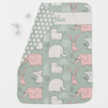 Foguete de Bebê de Animais Cachinhos