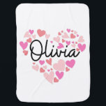 Cobertor De Bebe I love Olivia<br><div class="desc">I love Olivia - show all of your love for Olivia,  great gift for wedding,  anniversary,  engagement,  birthday</div>
