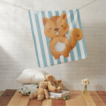 Meninos Cute Modern Beaver Baby Blanket