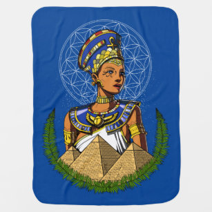 Cobertor De Bebe Mitologia egípcia da deusa da rainha de Nefertiti