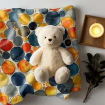 Padrão círculo de natal amarelo laranja cinza