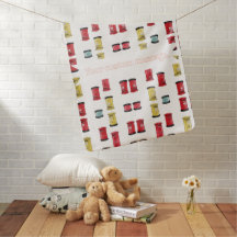 Pastel Japanese Postbox: Watercolor Crayon Style 