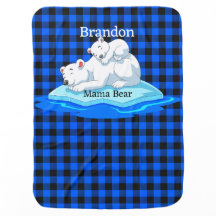 Personalizar a Xadrez de Buffalo Azul do Bear da M