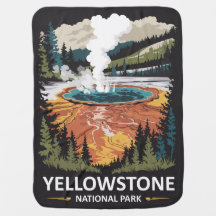 Primavera Quente do Parque Nacional Yellowstone