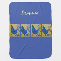 Rico Blue Hen e Pintinhos