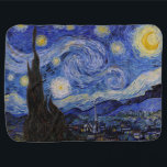 Cobertor De Bebe Vincent Van Gogh - A noite de Starry<br><div class="desc">A Noite Estrelada / La nuit etoilee - Vincent Van Gogh em 1889</div>