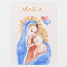 Virgem Maria Abençoada por Watercolor Personalizad