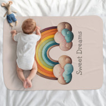 Whimsical Rainbow in Cloud Personalized