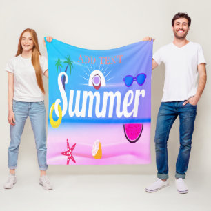 cobertor de férias no mar de Verão