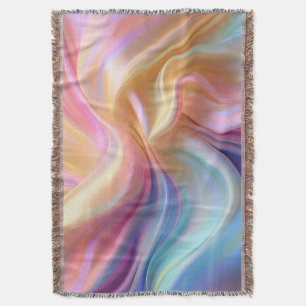 Cobertor de Fleece de Seda Pastel Colorido