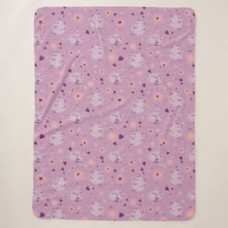 Cobertor de Fleece Sherpa com Padrão de Ovelha Rox