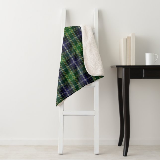 Cobertor de Fleece Sherpa Xadrez MacKellar Tartan (In Situ)