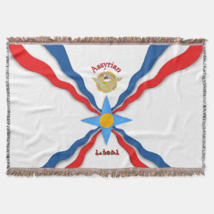 Cobertor de lançamento da bandeira assíria