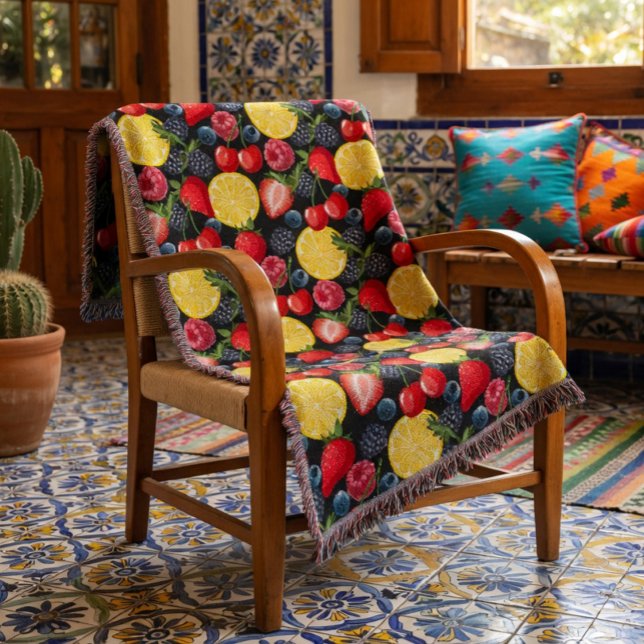Cobertor de Lançamento de Frutas Bright & Bold (Criador carregado)