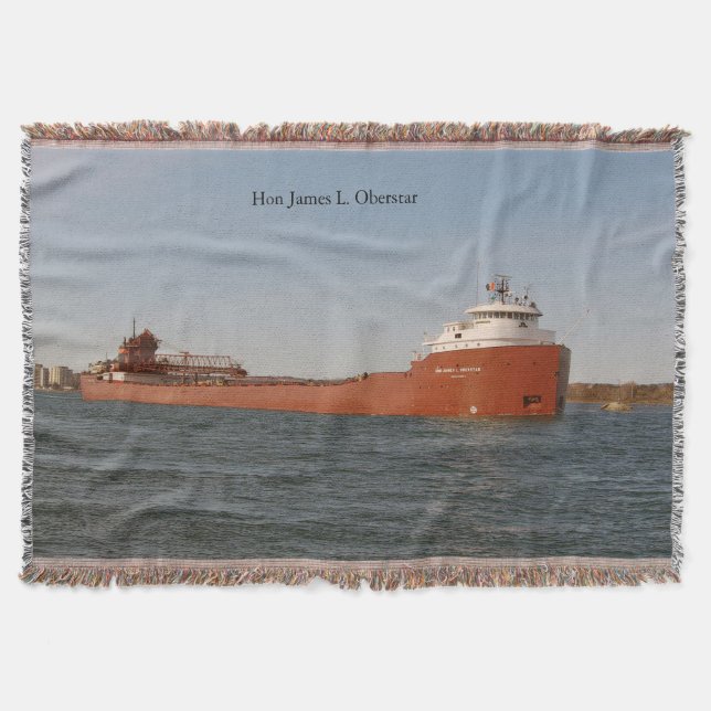 Cobertor de lançamento Hon James L. Oberstar (Frente)
