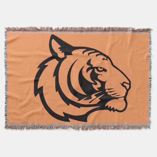 Cobertor de lançamento laranja tigre (Frente)
