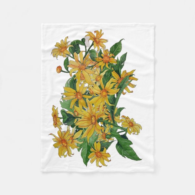 cobertor de margarida amarela (Frente)