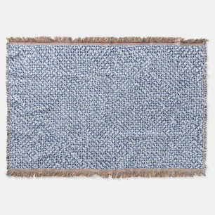 Cobertor De matéria têxtil azul da verificação de Itaji