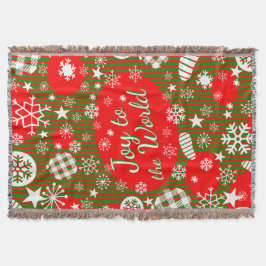 Cobertor de Natal – Alegria para o Mundo