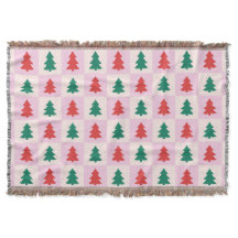 Cobertor de Natal Árvores de Natal