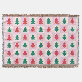Cobertor de Natal Árvores de Natal