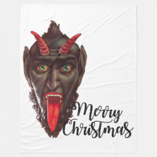 cobertor de natal krampus merry