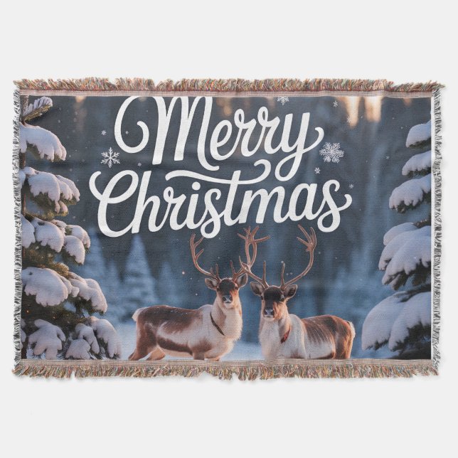Cobertor de Natal Personalizado  Cobertor de Lança (Frente)