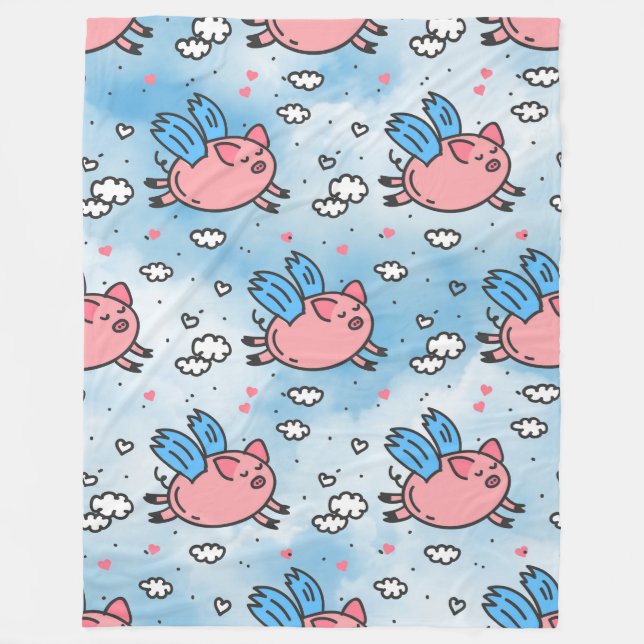 cobertor de porcos voadores (Frente)