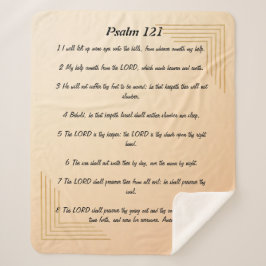 cobertor de sherpa Psalm 121