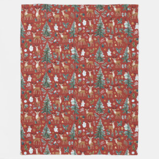 cobertor de veado fofo