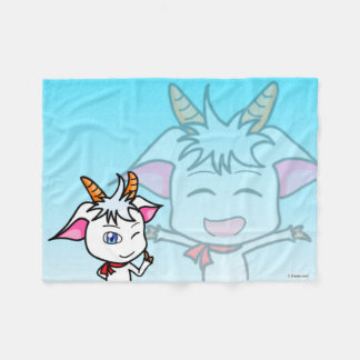 COBERTOR DE VELO こかげのやぎ フリースブランケット