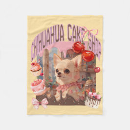 Cobertor De Velo 可愛いチワワのケーキ屋さん、sweets 、cherry、coquett,cake,puppyが好き