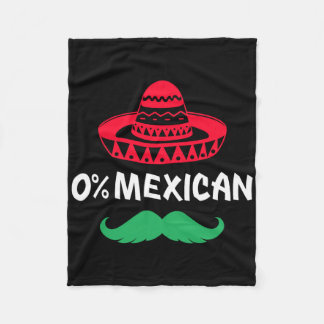 Cobertor De Velo 0% Mexican With Sombrero And Mustache For Cinco De