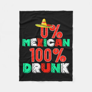 Cobertor De Velo 0% mexicano 100% engraçado cinco de maio 2025