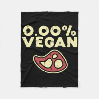 Cobertor De Velo 0 Percentual Zero Vegan Funny Steak Grill Meat Lo