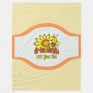 Cobertor De Velo 100º aniversário - Inacreditável aos 100 anos