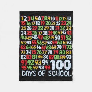 Cobertor De Velo 100º Dia Da Escola 100 Dias Número De Matemática P