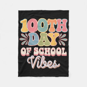 Cobertor De Velo 100º Dia da Escola Víbias Sorriso Bonito 100 Dias