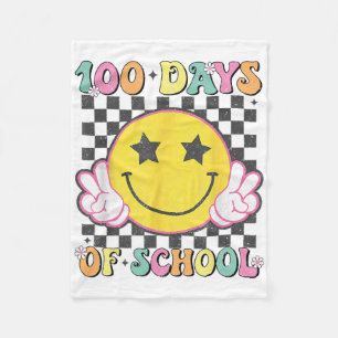 Cobertor De Velo 100º Dia De Aula Professor Crianças 100 Dias De Es