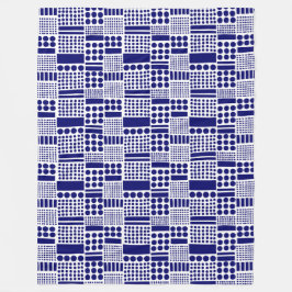 Cobertor De Velo 100416 - Deep Marinho on White ( profundo em branc