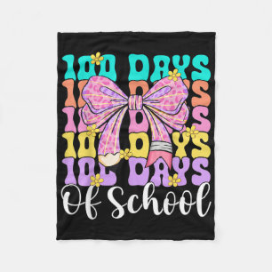 Cobertor De Velo 100. º Dia De Ensino De Arco De Lápis De Lápis