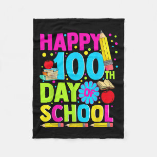 Cobertor De Velo 100.º Dia de Professores Crianças 100 Dias