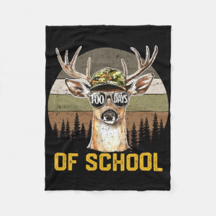 Cobertor De Velo 100 Dias De Caça De Veado Escolar Camo Hunter Meni