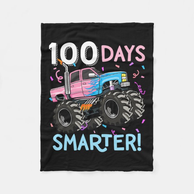 Cobertor De Velo 100 Dias De Caminhão Monstro Mais Inteligente 100º (Frente)