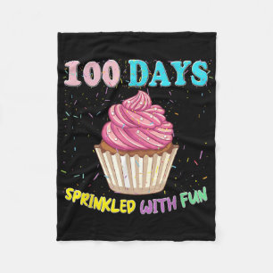 Cobertor De Velo 100 Dias De Cupcake Rosa Rosa Misturado 100 Dias D