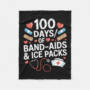 Cobertor De Velo 100 Dias De Enfermeira Da Escola Banda De 100 Dias