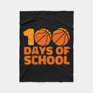 Cobertor De Velo 100 Dias De Escola Basquete 100º Dia De Escola