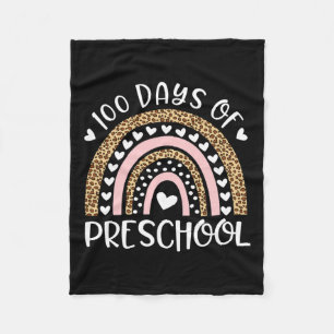 Cobertor De Velo 100 Dias De Escola Para O Professor De Pré-Escolas