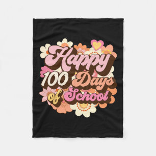 Cobertor De Velo 100 Dias De Professores Escolares Crianças Comemor