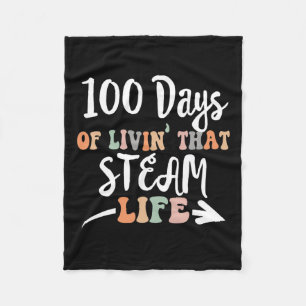 Cobertor De Velo 100 Dias De Vapor 100º Dia Da Escola Para Chá-Lo-T